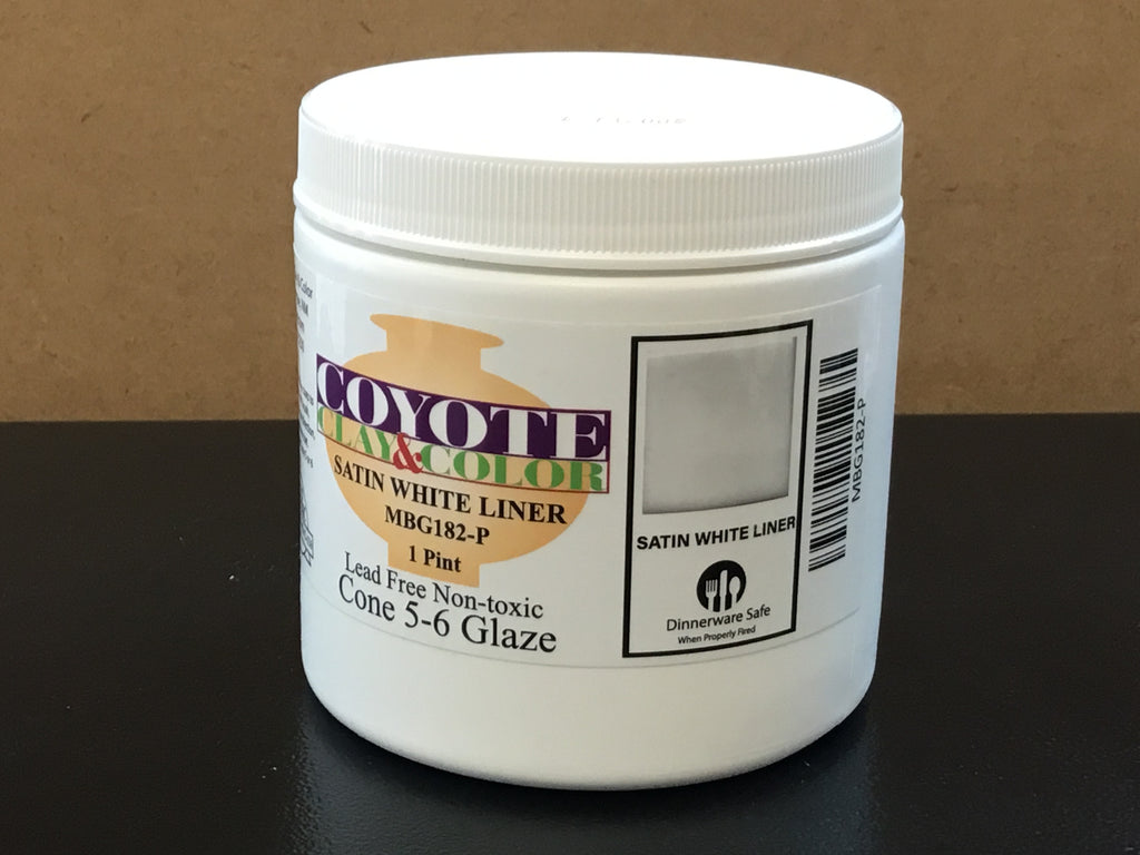 Coyote Satin White Liner Pint MBG182
