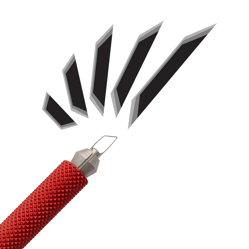 Dragonfly Tool, Universal Handle with Medium Chisel Blade