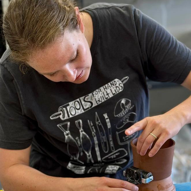 Leather working in Clay, Process Exploration With Sarah Catherine Gromek