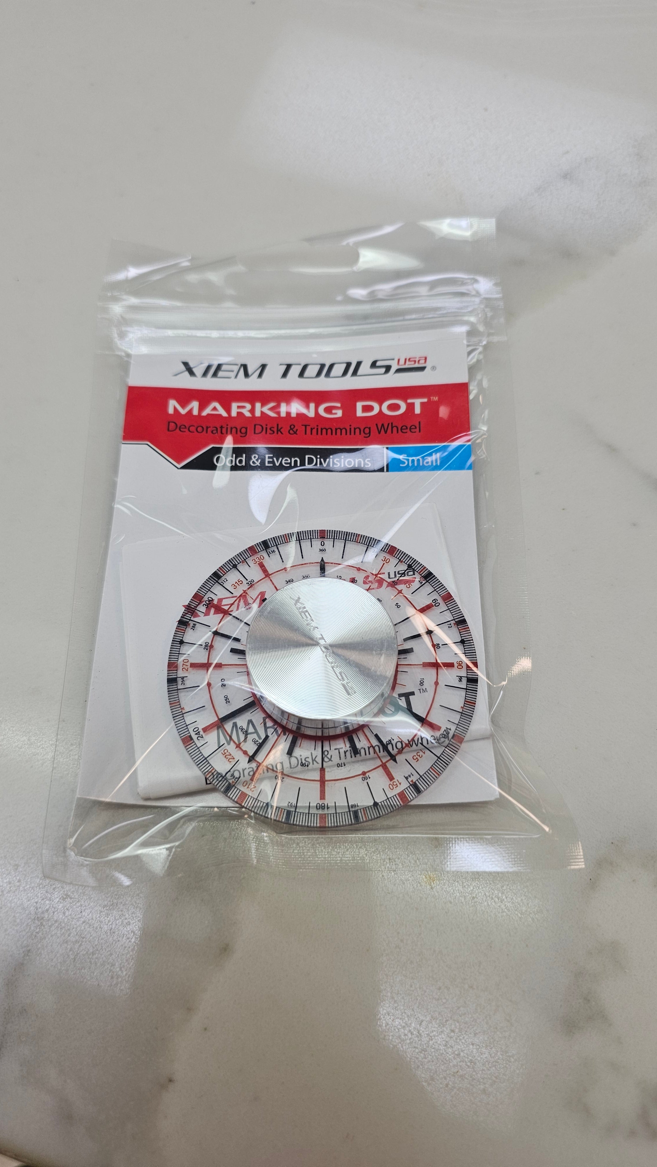 Marking Dot (Medium): Decorating Disk & Trimming Wheel in one